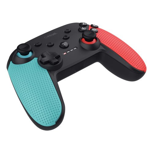 Trust GXT 1246B Muta Nero, Blu, Rosso Bluetooth Gamepad Nintendo Switch, Nintendo Switch Lite