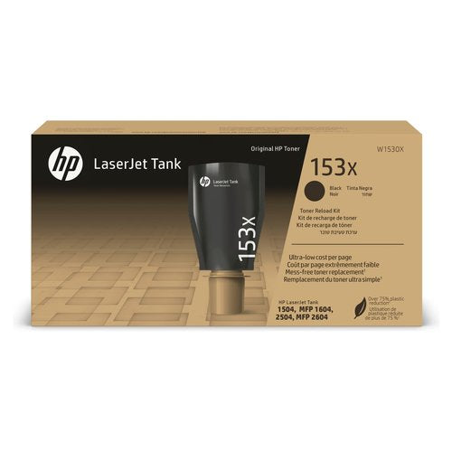 HP Kit ricarica toner nero originale LaserJet Tank 153X