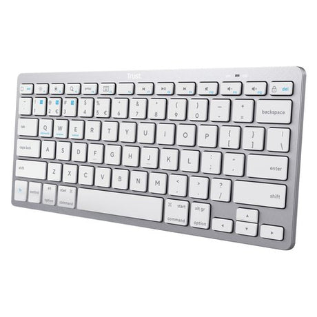 Trust 24652 tastiera Universale Bluetooth QWERTY Italiano Argento