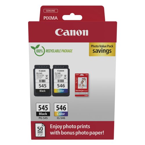 Canon 8287B008 cartuccia d'inchiostro 2 pz Originale Nero, Ciano, Magenta, Giallo