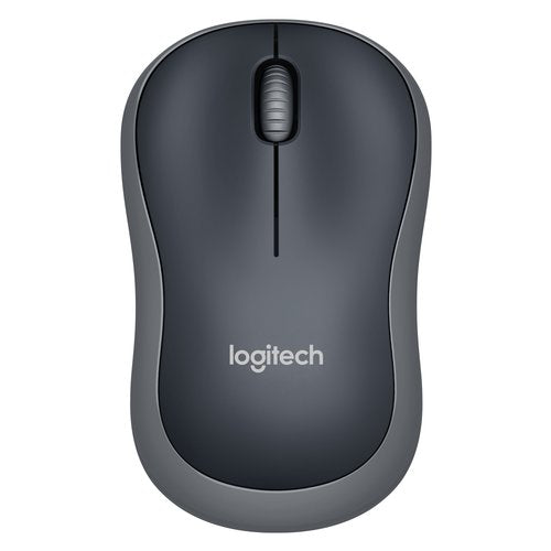 Logitech M185 Mouse Wireless, 2,4 GHz con Mini Ricevitore USB, Durata Batteria di 12 Mesi, Tracciamento Ottico 1000 DPI, Ambidestro, Compatibile con PC, Mac, Laptop