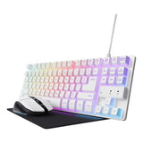 Trust GXT 794W tastiera Mouse incluso Gaming USB QWERTY Italiano Bianco