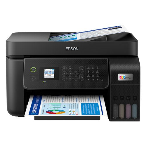 Epson EcoTank ET-4800 stampante multifunzione inkjet 4-in-1 A4, serbatoi ricaricabili alta capacità, 4 flaconi inclusi pari a 7500pag B/N 4500pag colore, Wi-FI Direct, USB