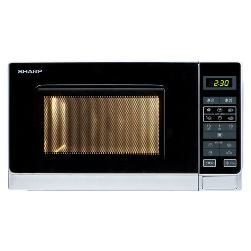 Microonde Sharp R 242INW Silver e Black