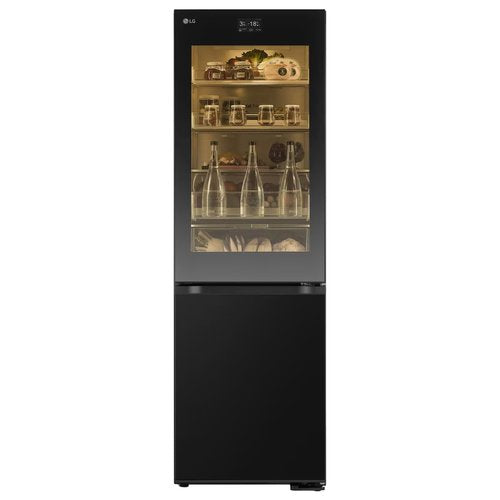 LG MoodUP GBG7190CEV Frigo combinato InstaView, Classe C, 349L, Nero