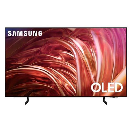 Samsung TV OLED 4K 55” QE55S85DAEXZT Smart TV Wi-Fi Graphite Black 2024, Processore NQ4 AI GEN2, Self-illuminating pixels, Contour Design, Dolby Atmos