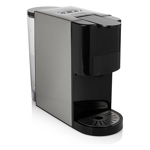 Princess 249451, Macchina per caffè a capsule, 0,8 L, Capsule caffè, 1450 W, Nero, Argento