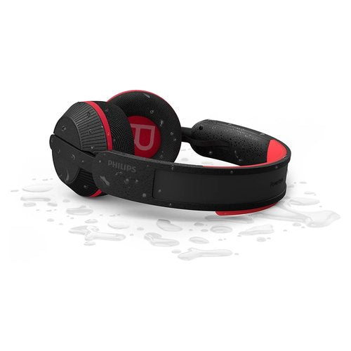 Philips 6000 series TAA6219BK/00 cuffia e auricolare Cuffie Wireless A Padiglione MUSICA Bluetooth Nero, Rosso