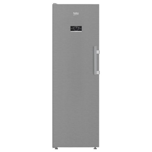 Beko Congelatore Verticale 286L BEYOND B5RMFNE314X Inox, classe E, 6 cassetti, 2 ribaltine, apertura porta 90 gradi, Libera installazione