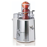 Ariete 173 Centrika Metal - Centrifuga per estrarre succo di frutta e verdura - Beccuccio salvagoccia - Acciaio Inox - 700 Watt - Bianco e Argento