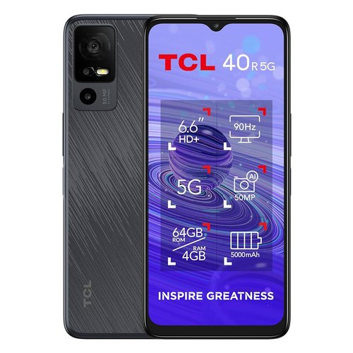 Smartphone Tcl 40R Starlight black