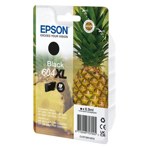 Epson 604XL cartuccia d'inchiostro 1 pz Originale Resa elevata (XL) Nero