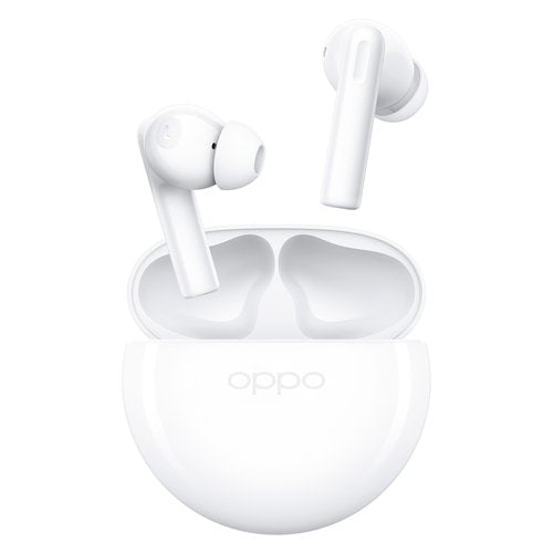 OPPO Enco Buds2, Auricolari True Wireless, Bluetooth 5.2, in-ear, Cancellazione rumore in chiamata, Comandi Touch, Audio Binaurale, Compatibili Android / iOS [Versione Italiana], Moonlight White