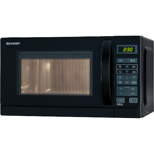 Sharp R-642BKW Nero Microonde combinato Superficie piana 20 L 800 W