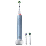 Oral-B PRO Spazzolino Elettrico Ricaricabile 3 3700 Blu, 3 testine, 1 Spazzolino