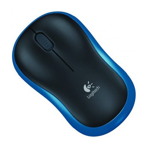 Logitech M185 Mouse Wireless, 2,4 GHz con Mini Ricevitore USB, Durata Batteria di 12 Mesi, Tracciamento Ottico 1000 DPI, Ambidestro, Compatibile con PC, Mac, Laptop