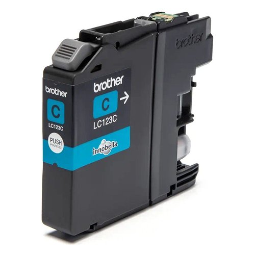 Brother LC123CBP cartuccia d'inchiostro 1 pz Originale Ciano