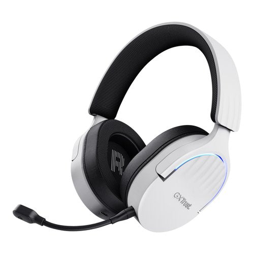 Trust GXT 491W FAYZO Auricolare Con cavo e senza cavo A Padiglione Gaming USB tipo-C Bluetooth Nero, Bianco