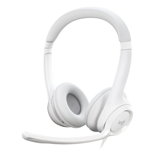 Logitech H390 Auricolare Cablato A Padiglione Ufficio USB tipo A Bianco