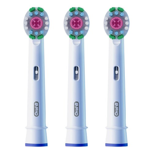 Oral-B Testine Di Ricambio Pro 3D White, 3 Testine