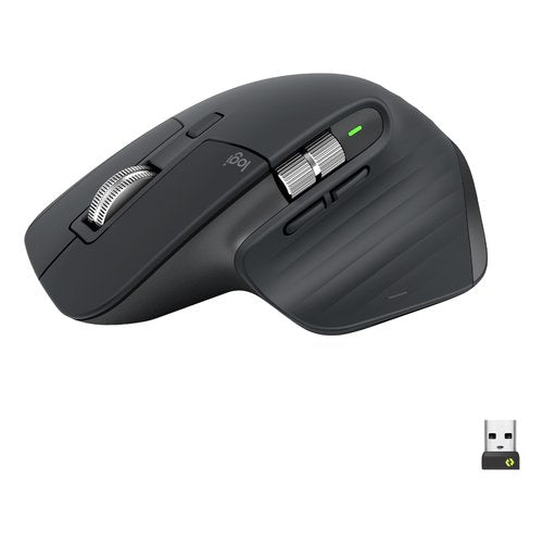 Logitech MX Master 3S mouse Ufficio Mano destra RF senza fili + Bluetooth Laser 8000 DPI