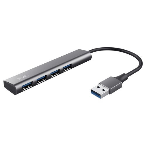 Trust Halyx USB 3.2 Gen 1 (3.1 Gen 1) Type-A 5 Mbit/s Nero, Grigio