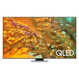 Samsung Q80D TV QLED 4K 65” QE65Q80DATXZT Smart TV Wi-Fi Eclipse Silver 2024, Processore NQ4 AI GEN2, 4K AI Upscaling, Simple Chamfer Design, Dolby Atmos