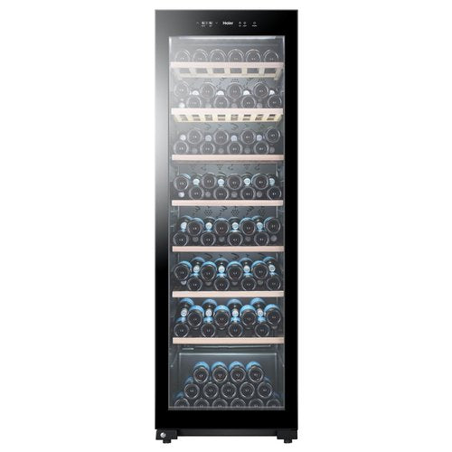 Haier Wine Bank 60 Serie 3 WS171GA Cantinetta vino con compressore Libera installazione Nero 166 bottiglia/bottiglie