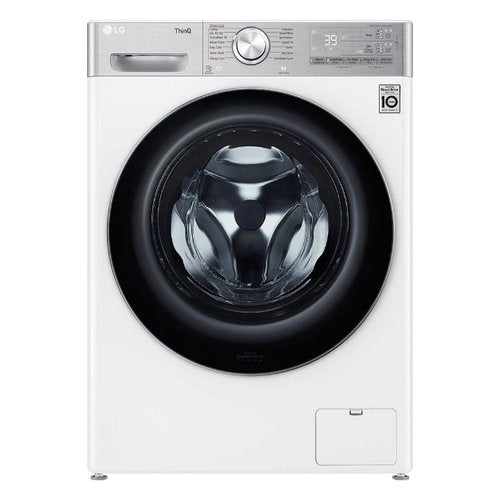 LG F4R9009TPWC Lavatrice 9kg AI DD, Classe A-40%, 1400 giri, TurboWash, Vapore