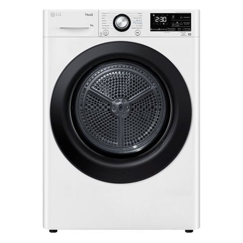 LG RH90V9AVBN Asciugatrice 9kg DUAL Inverter, Classe A+++, Condensatore autopulente