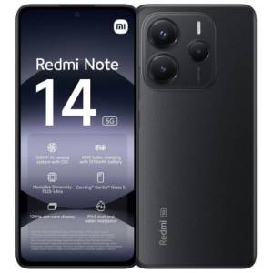 Xiaomi Redmi Note 14 8+256GB 6.67" 5G Midnight Black Dual Sim Garanzia 24 mesi