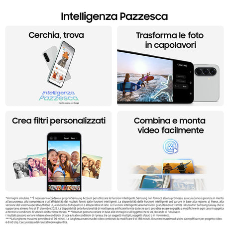 Samsung Galaxy A56 5G, Smartphone con Funzioni intelligenti, Display Super AMOLED 6.7”, 8GB RAM, 128GB, Camera 50MP, Batteria 5.000 mAh, IP67, Awesome Pink