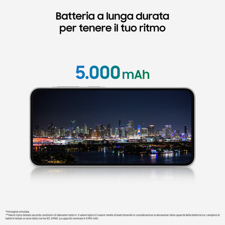 Samsung Galaxy A56 5G, Smartphone con Funzioni intelligenti, Display Super AMOLED 6.7”, 8GB RAM, 128GB, Camera 50MP, Batteria 5.000 mAh, IP67, Awesome Pink