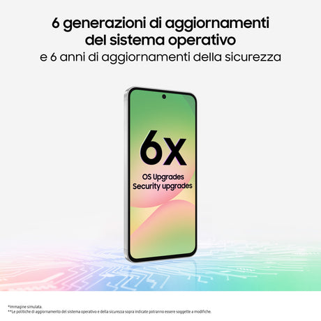 Samsung Galaxy A56 5G, Smartphone con Funzioni intelligenti, Display Super AMOLED 6.7”, 8GB RAM, 128GB, Camera 50MP, Batteria 5.000 mAh, IP67, Awesome Pink
