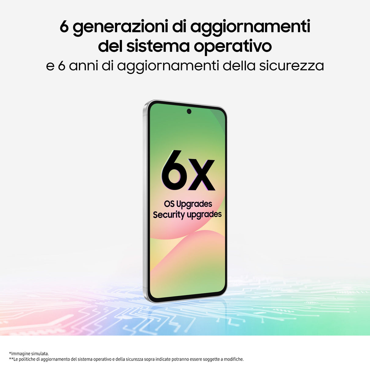 Samsung Galaxy A56 5G, Smartphone con Funzioni intelligenti, Display Super AMOLED 6.7”, 8GB RAM, 128GB, Camera 50MP, Batteria 5.000 mAh, IP67, Awesome Olive
