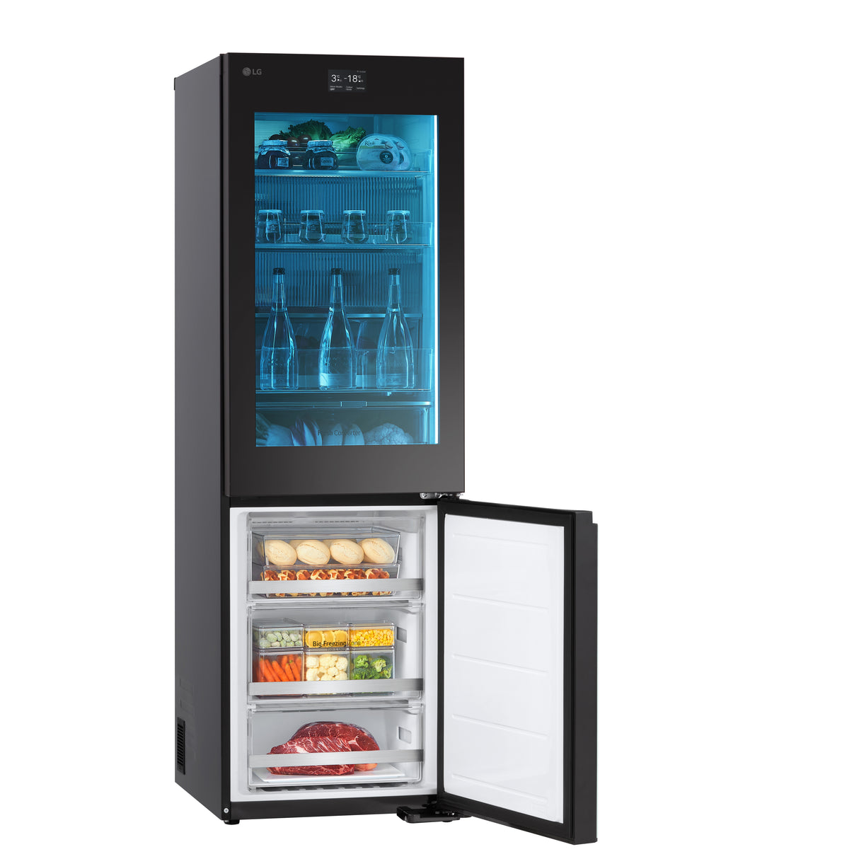 LG MoodUP GBG719MDNN Frigo combinato InstaView, Classe D, 352L , Colore personalizzabile