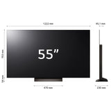 LG OLED evo C4 AI 55'' Serie OLED55C44LA, 4K, 4 HDMI, Dolby Vision, SMART TV 2024