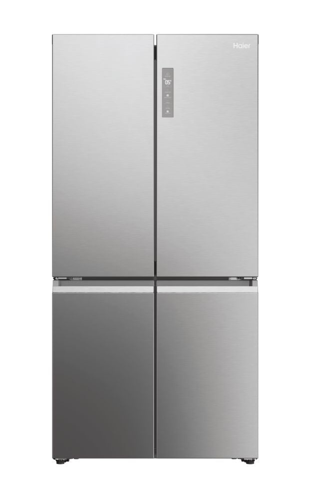 Haier Cube 90 Serie 7 HCR79F19ENMM frigorifero side-by-side Libera installazione 646 L E Platino, Acciaio inox