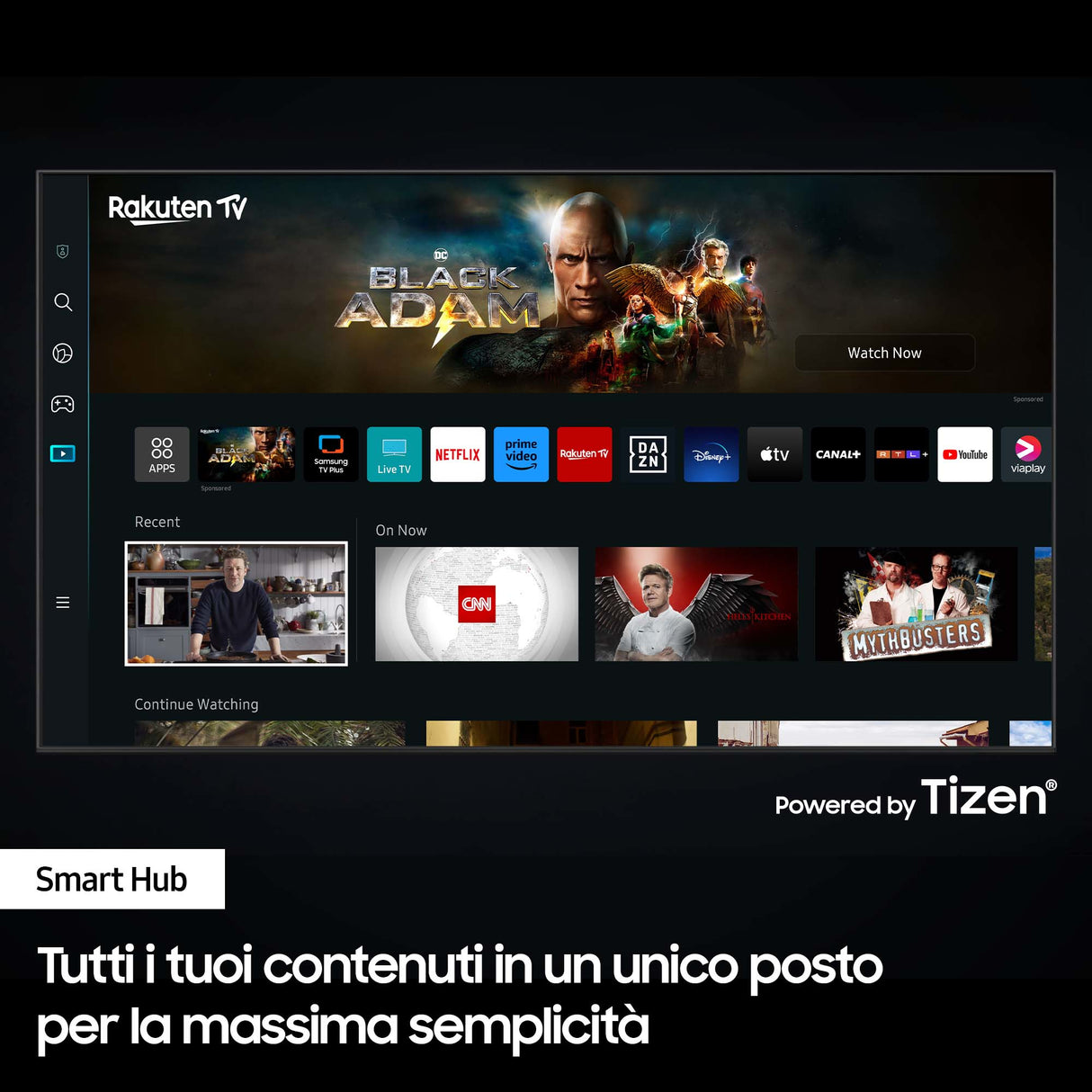 Samsung UE43CU7090UXZT TV 109,2 cm (43") 4K Ultra HD Smart TV Wi-Fi Nero