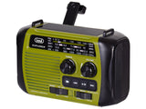 Trevi RADIO PORTATILE DINAMO E SOLARE USB MICRO SD WIRELESS E POWERBANK RA 7F30 BT VERDE