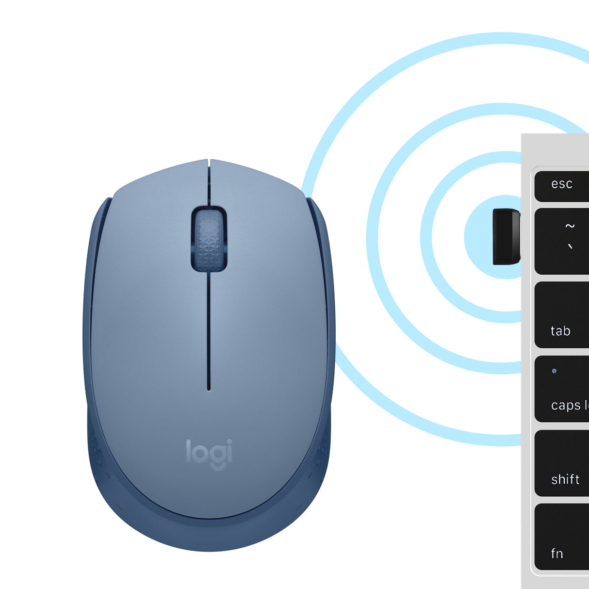 Logitech M171 mouse Ufficio Ambidestro RF Wireless Ottico