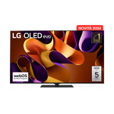 LG OLED evo G4 AI 55'' Serie G4S OLED55G46LS, TV 4K, 4 HDMI, Base inclusa, SMART TV 2024