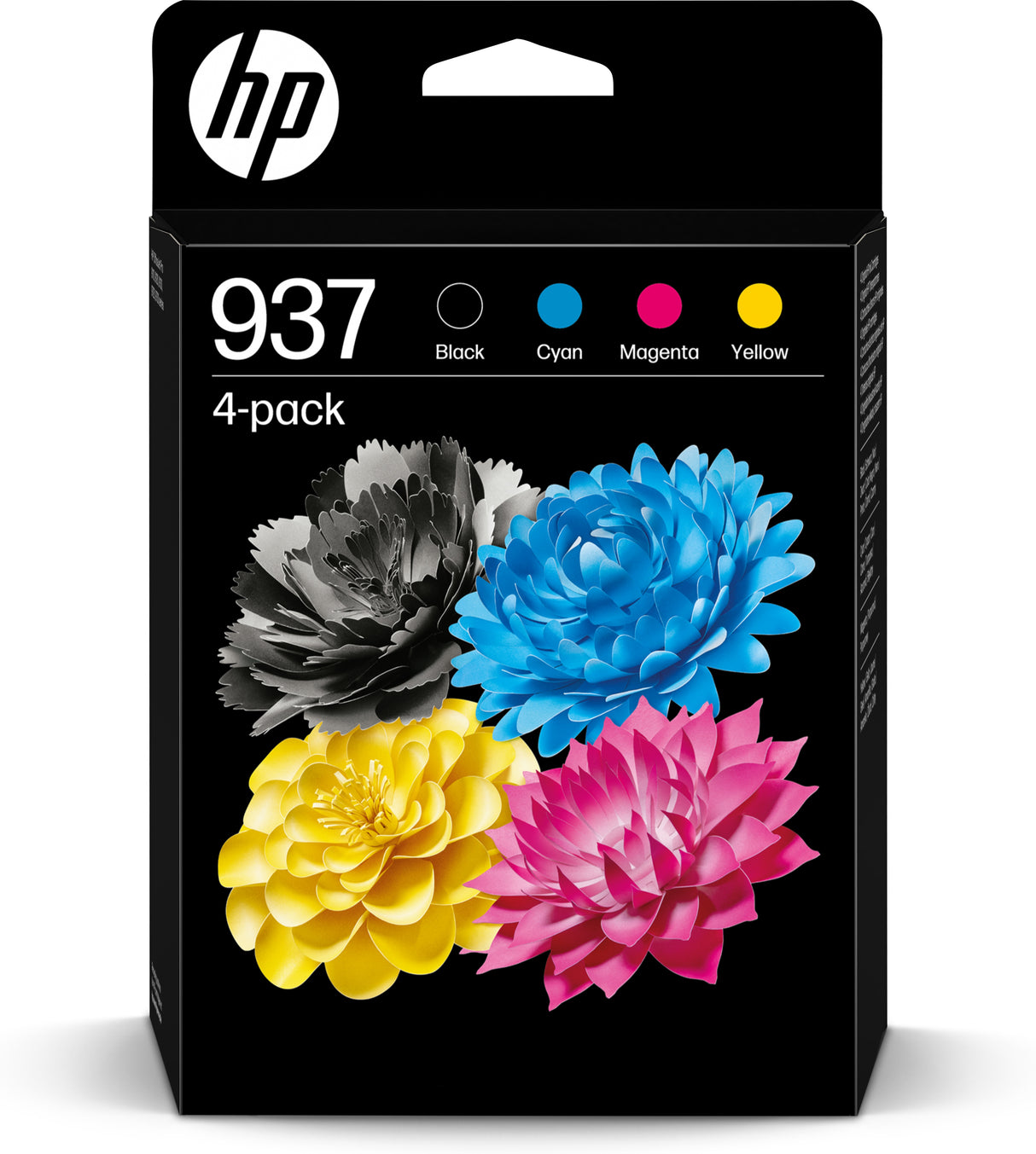 HP Confezione da 4 cartucce di inchiostro CMYK originali 937