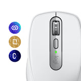 Logitech MX Anywhere 3S mouse Ufficio Mano destra RF senza fili + Bluetooth Laser 8000 DPI