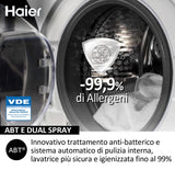 Haier HW90-BP14929A-S lavatrice Caricamento frontale 9 kg 1400 Giri/min Bianco