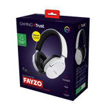 Trust GXT 491W FAYZO Auricolare Con cavo e senza cavo A Padiglione Gaming USB tipo-C Bluetooth Nero, Bianco