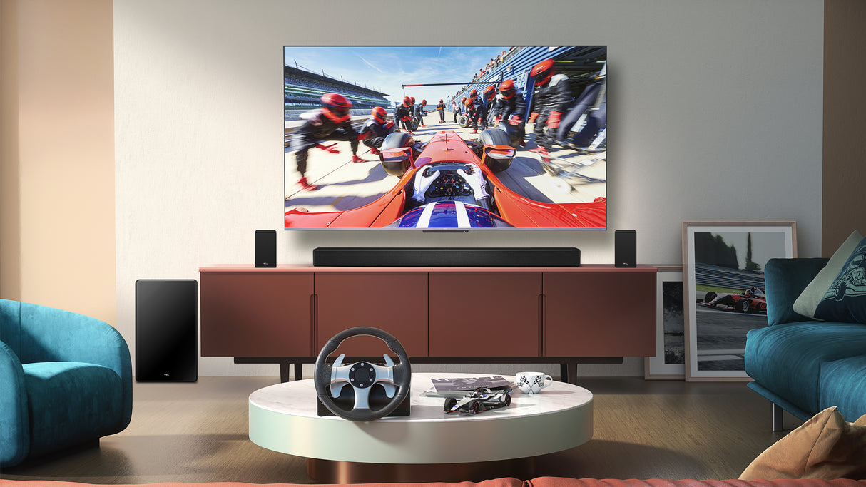 TCL Q Soundbar Q85H 7.1.4 canali, Dolby Atmos con Subwoofer integrato, 1020W