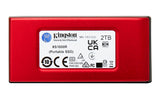 Kingston Technology 2TB SSD esterno XS1000 USB 3.2 Gen 2, Rosso