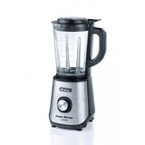 Ariete 579 Power Blender 1200W, Frullatore, 1200W, 4 lame in acciaio inox, 2 velocità + Funzione Pulse, Capacità 1,5 L, Piedini antiscivolo, Coperchio superiore, Metal