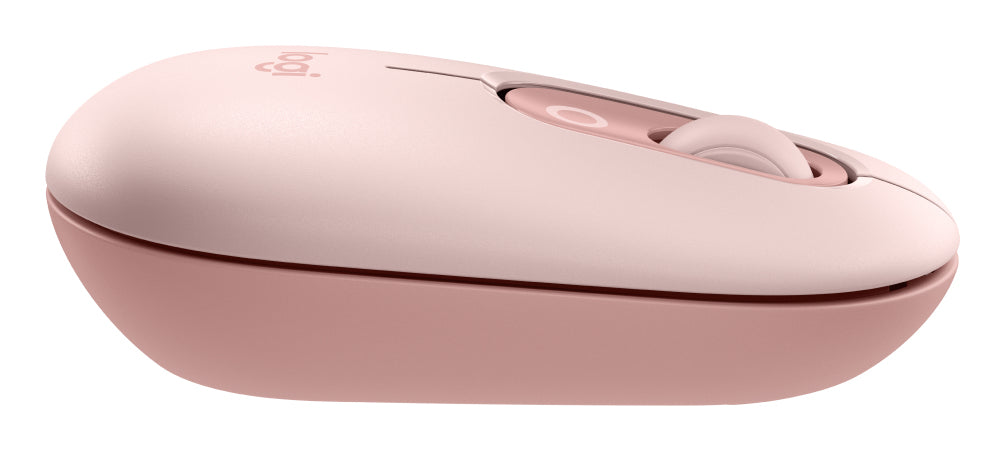 Logitech POP Icon Combo tastiera Mouse incluso Universale Bluetooth QWERTY Italiano Rosa, Bianco